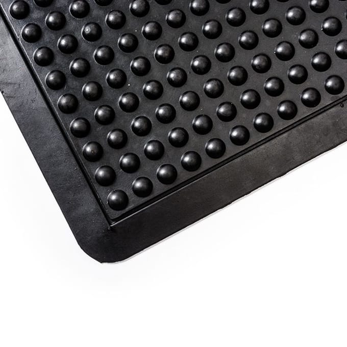 Werkplaatsmat 60x90cm - Ergonomische mat - Zwart - Anti vermoeidsheidsmat - Dikte 12mm