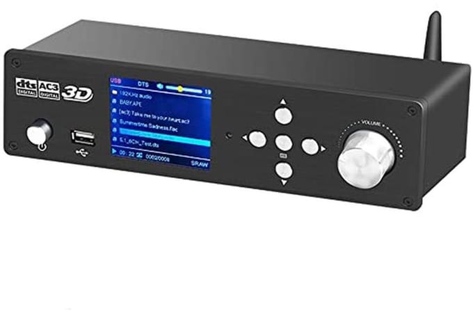 5.1CH Surround Sound Decoder met Bluetooth en HDMI 4K Ondersteuning
