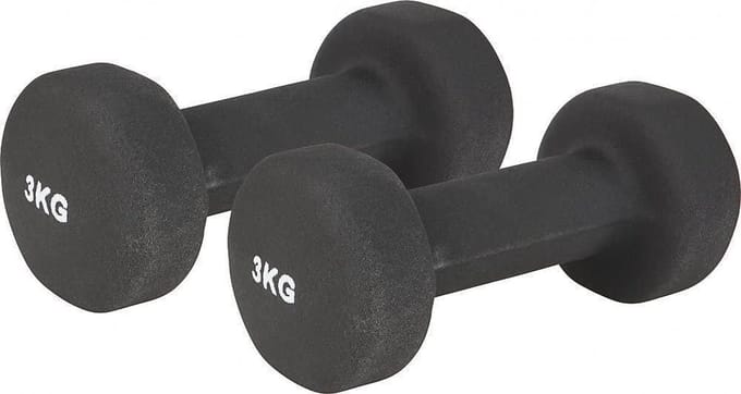 V3Tec Neoprene Dumbells 3,5KG Zwart