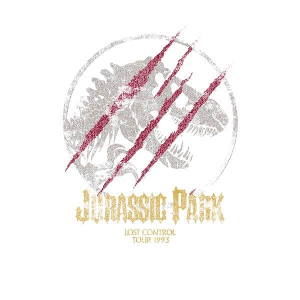 Jurassic Park Lost Control Women's T-Shirt - White - XXL