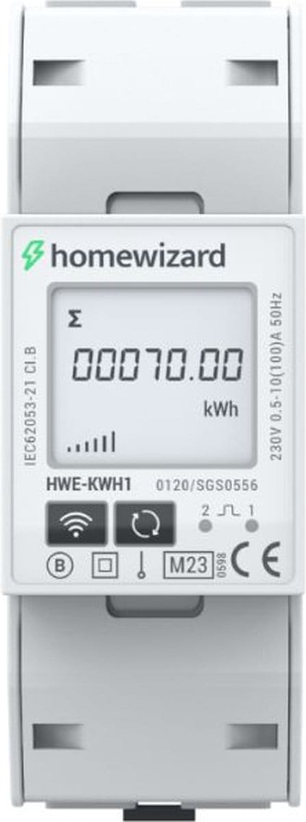 HomeWizard Wi-Fi kWh meter 1-fase MID