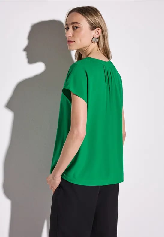 Blouse in effen kleur