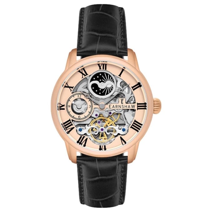 Earnshaw - ES-8006-0E - Polshorloge - Heren - Automatisch - Longitude