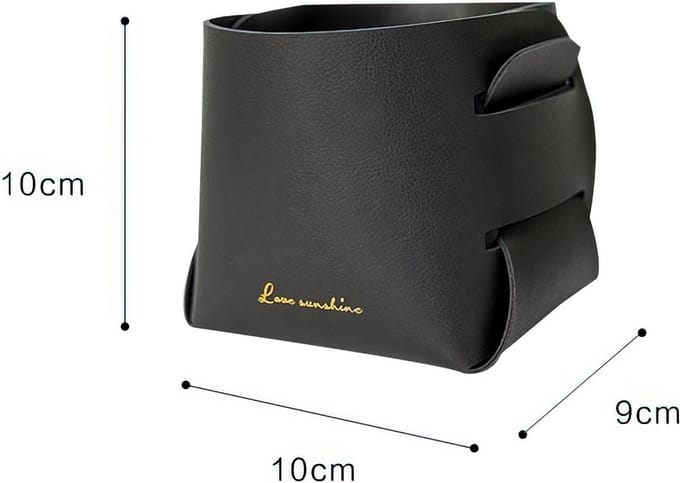 Ainy Pennenbakje Zwart | vouwbaar pennenhouder | bureau organizer | bureau accessoires