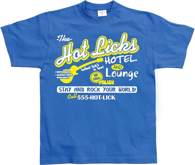 Hybris Hot Licks Hotel And Lounge T-shirt SH-1-11012-LFH2-2