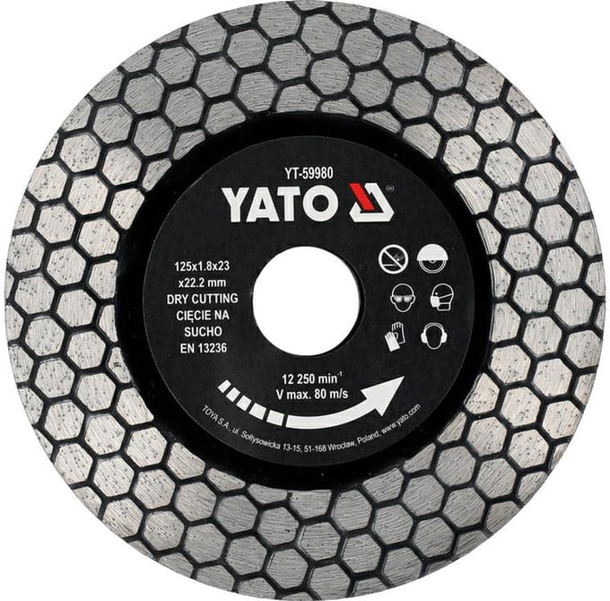 Yato - Diamantschijf - Gres en Graniet - 125mm