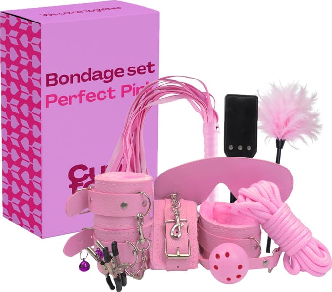 Cupitoys® Bondage set - Perfect pink - 9-delig