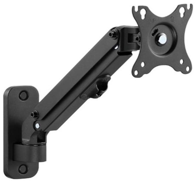 Gembird MA-WA1-01 mounting kit - adjustable arm - for LCD display - fine texture black