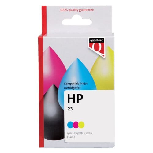 Inktcartridge Quantore alternatief tbv HP C1823D 23 kleur | 1 stuk