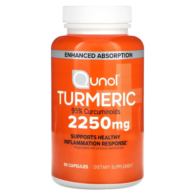 Curcuma, 2 250 mg, 90 capsules (750mg par capsule)