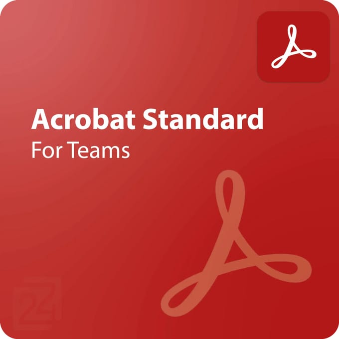 Adobe Acrobat Standard for Teams Gouvernment (GOV) 100+ Gebruiker(s)