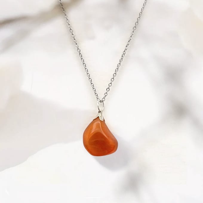 Edelsteen ketting dames – Carneool | Energie, moed & zelfvertrouwen