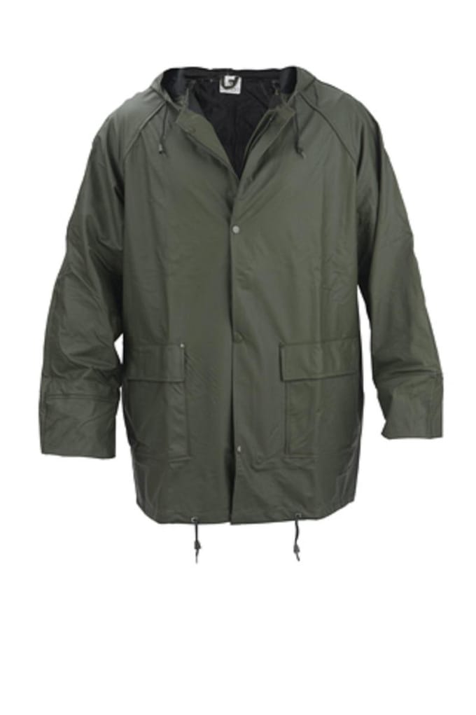 Regenjas SafeWorker Palau pu-flex, groen, maat S