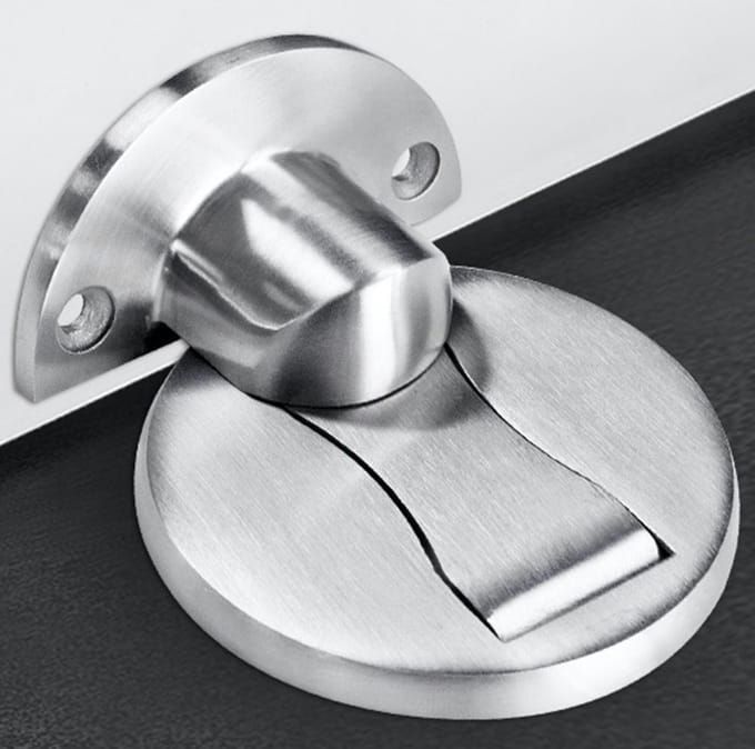 Deurstopper Binnen - Deurstop Deurvastzetter Stofzuigerproof RVS
