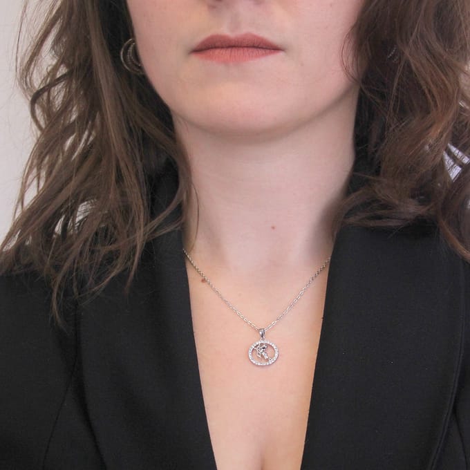 Boogschutter Zodiac Hangers - Zilver en Kristal