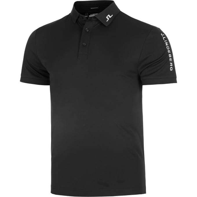 JLindeberg Tour Tech Polo Heren-Zwart
