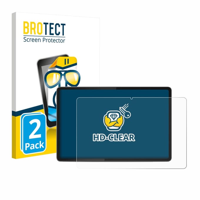 BROTECT - Screenprotector voor Lenovo Yoga Tab 11.1" 2025 - Folie Beschermfolie transparant 2 Stuks