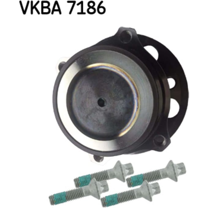Wiellagerset met naaf SKF VKBA 7186