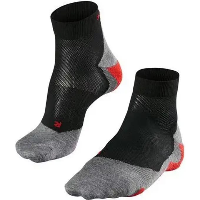 FALKE RU5 Short anti-blaar functioneel materiaal hardloopsokken heren zwart - maat 42-43