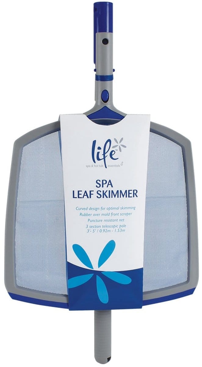 Life Spa Leaf Skimmer – Spa Schepnet met Telescopische Steel en Rubber Schraper