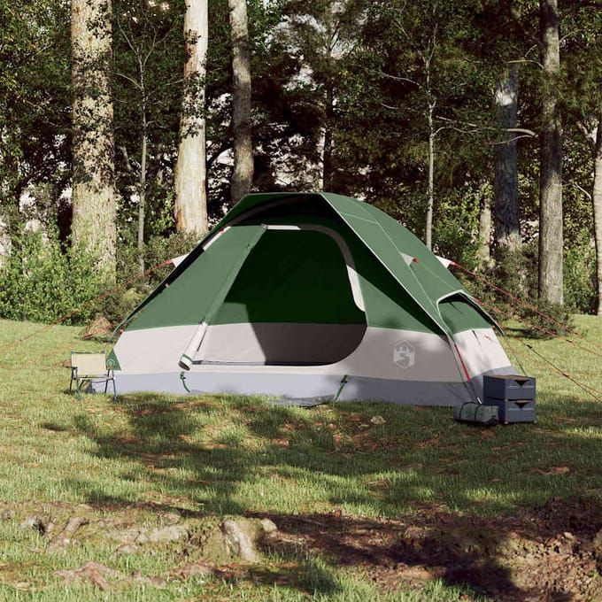 vidaXL - Koepeltent - 6-persoons - waterdicht - groen