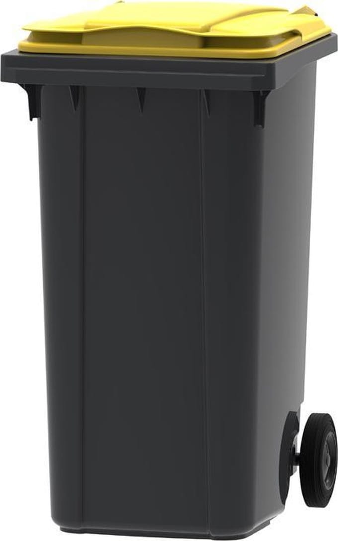 Vepa Bins Mini-container grijs geel 240 liter (VB240000GG)