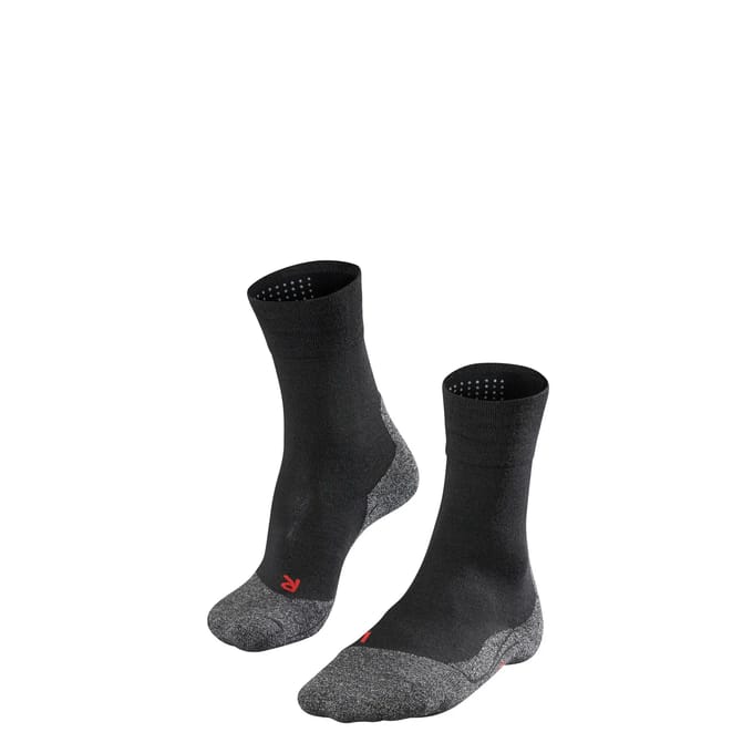 FALKE TK2 Sensitive anti-blaar dik wol functioneel materiaal wandelsokken heren zwart - maat 46-48