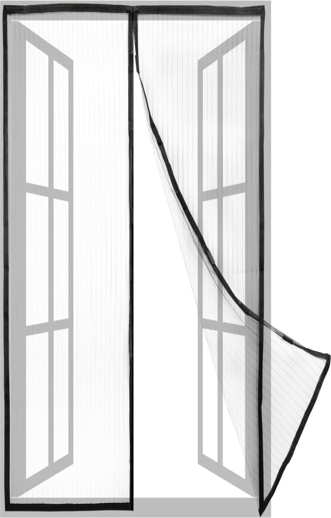 PrimeMatik - Deurscherm 75 x 215 cm met magnetische sluiting