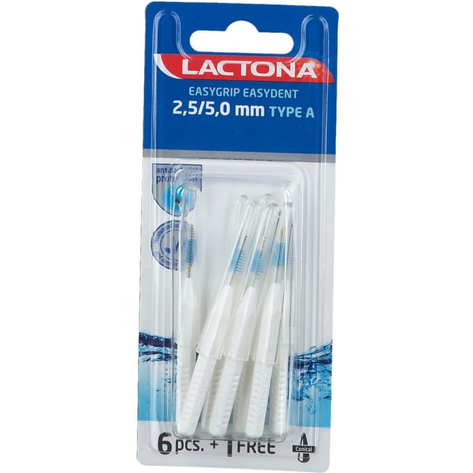 Lactona Ragers Easygrip Type A 2,5-5 mm - Tandenrager - 6 stuks