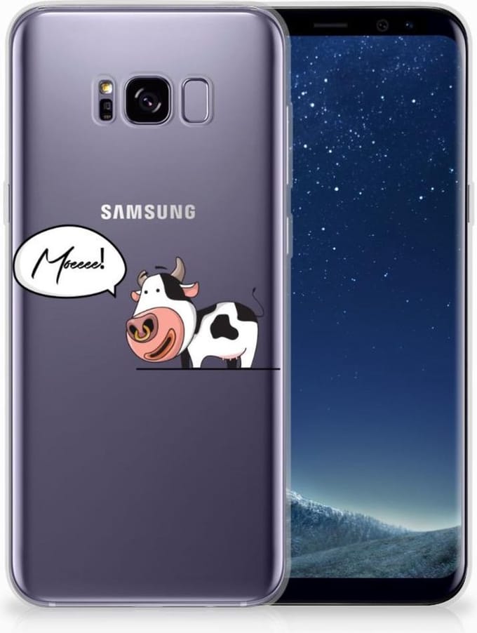 Samsung Galaxy S8 Plus Telefoonhoesje met Naam Cheeky Cow