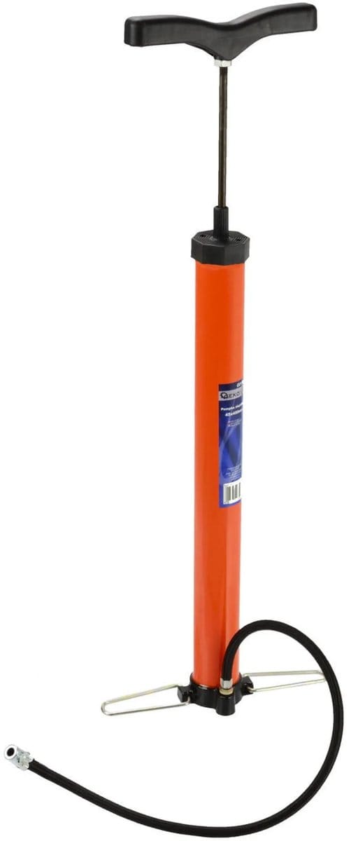 GEKO Handpomp - Stalen Vat - Comfortabele Greep - 450 mm - Inclusief Naalden