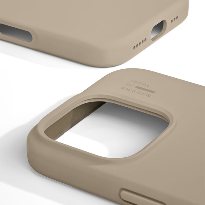 iDeal of Sweden Silicone Case geschikt voor Apple iPhone 16 Pro - Beige