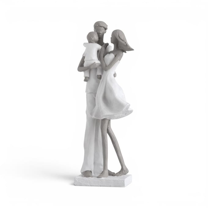 Beeld Gezin Koppel En Kind 31 cm