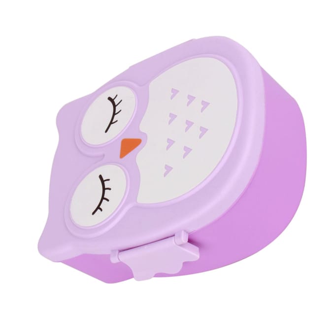 Plastic Draagbare Cartoon Lunchbox Voedselveilig Magnetron Opbergcontainer white