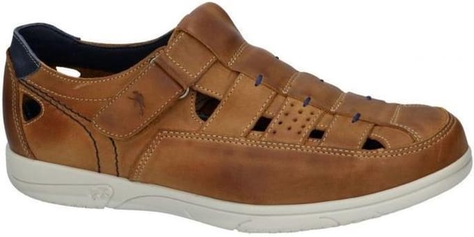 Fluchos -Heren - cognac/caramel - sandalen - maat 43