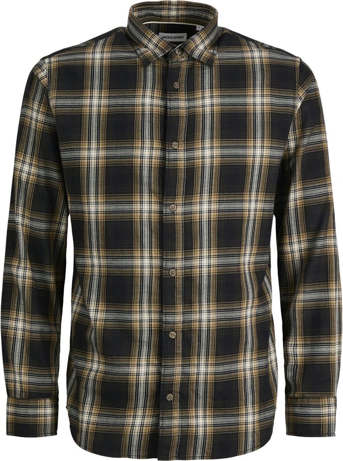 JACK & JONES- JJDOVER CHECK SHIRT L/S - Heren - Overhemd