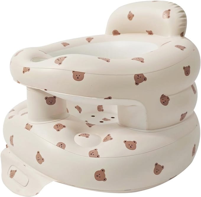 Opblaasbaar babyzitje met veiligheidshek - ergonomisch en lichtgewicht ontwerp