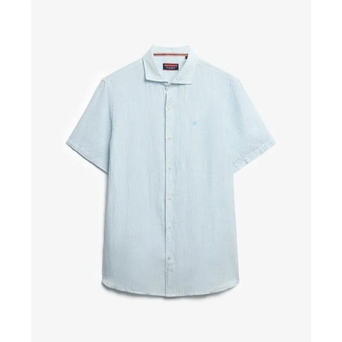 Superdry - Linnen SD Vacation overhemd met borduursel - Heren - Shirts