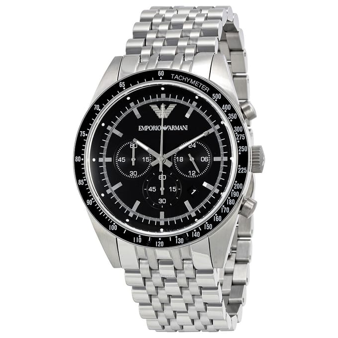 Emporio Armani Herenhorloge Kwarts Zilver