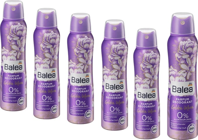 DM Aliën Balea Deodorant Golden Moon | 6-pack (6 x 150 ml)