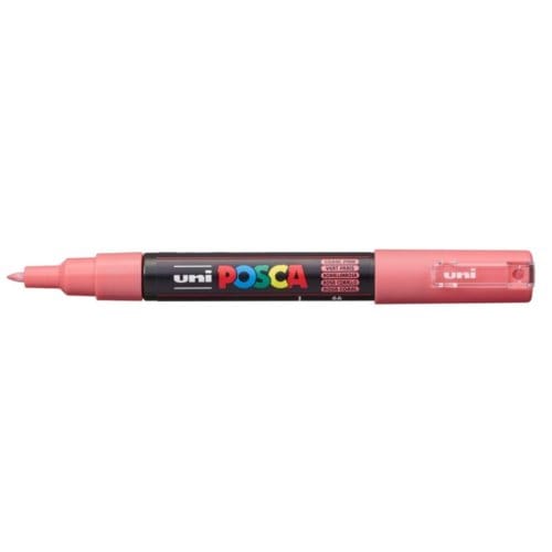 Posca marker met conische punt schrijfdikte extra-fijn koraal