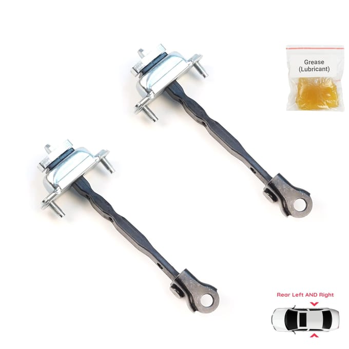 BDP1686-1 2 Pièces Charnière de Porte Arrière Butée Vérification Assemblage Limiteur de Sangle pour Subaru Forester MK4 SJ 2012-2018 62124FG003