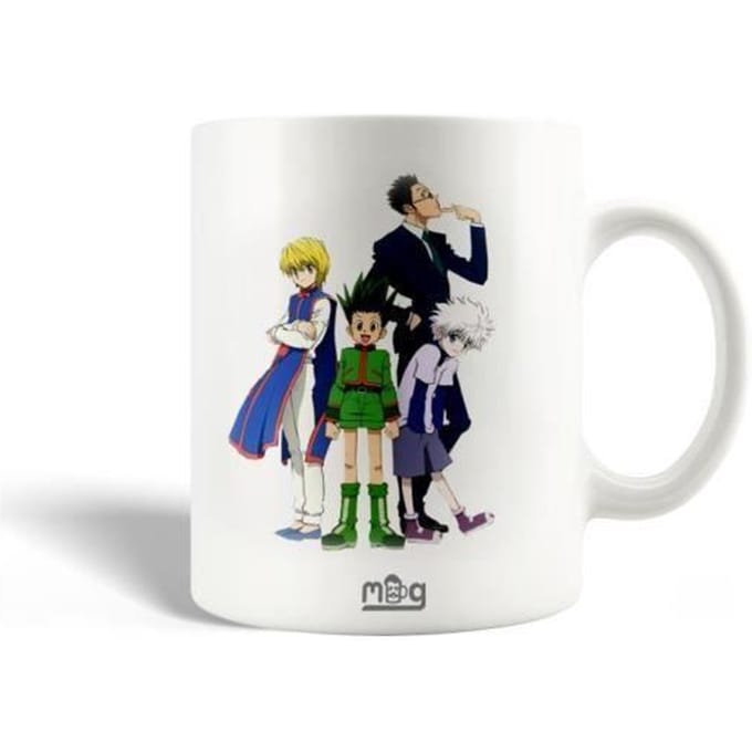 Keramische Mok - Gon Freecss - Kurapika & Killua - 30cl - Vaatwasmachinebestendig - Wit wit