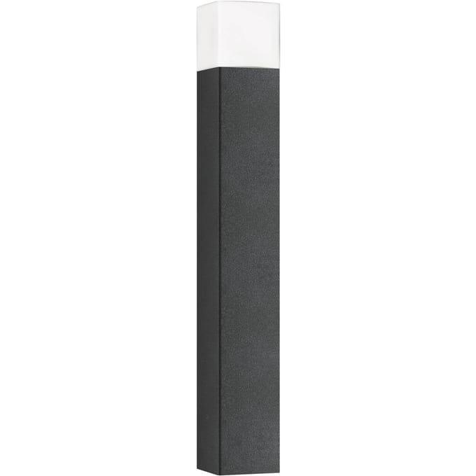 LCD Tuinpadverlichting Linus, grafiet, hoogte 85 cm, aluminium, opaalglas