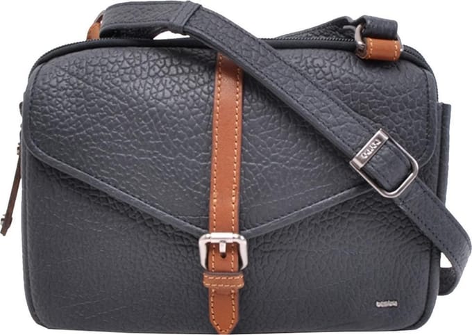 Berba | Chamonix | Crossbody-tas | Schoudertas | Dames | Donkerblauw | Leer