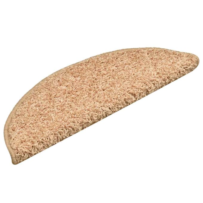 vidaXL - Trapmatten - 30 - stuks - 56x17x3 - cm - Goud - Halfrond