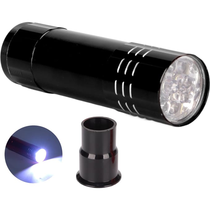Testeur d'œufs LED Lumière froide Creuseur d'œufs Lampe Incubateur pour œufs de canard Œufs d'oie Grue Oeufs de caille Oiseau noir