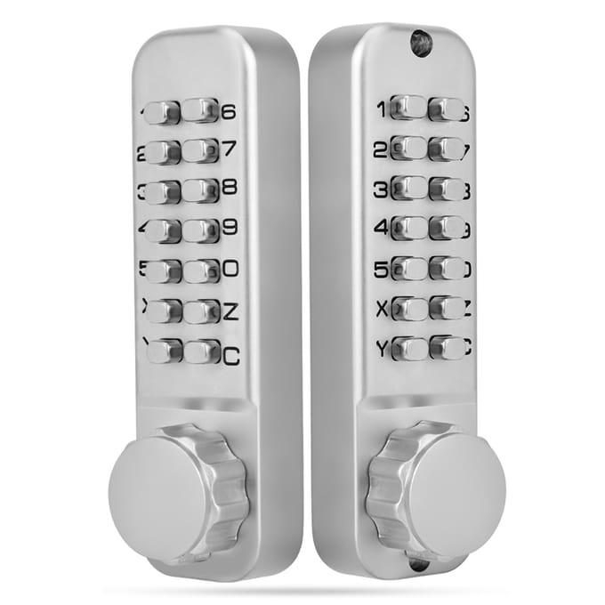 Cadenas à code mécanique MiNi à chiffres Sécurité de porte Mot de passe Cadenas codé white