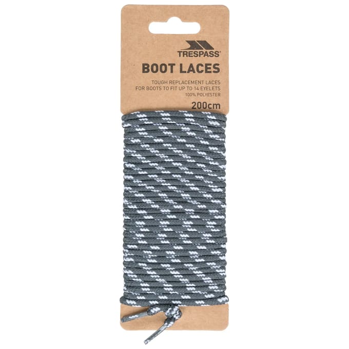 Trespass Veters 200 - Ronde Veters 200cm Grijs