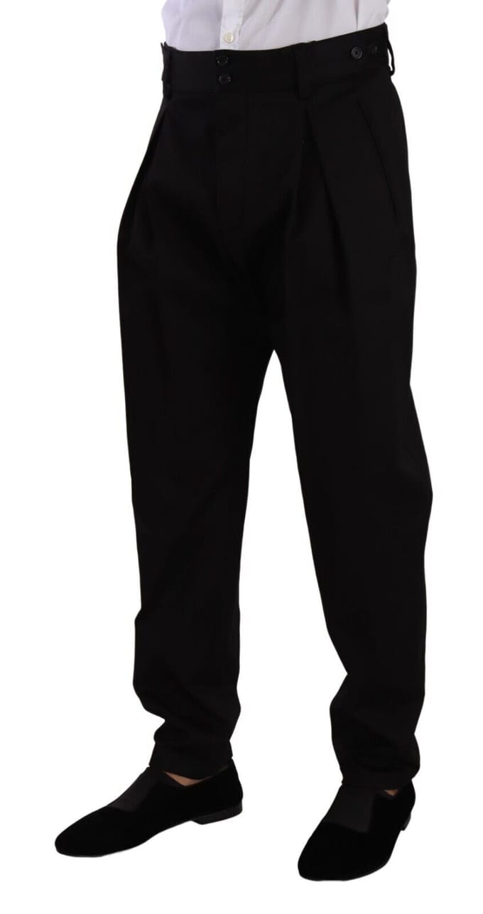 Wollen Broek Plissé Stijl